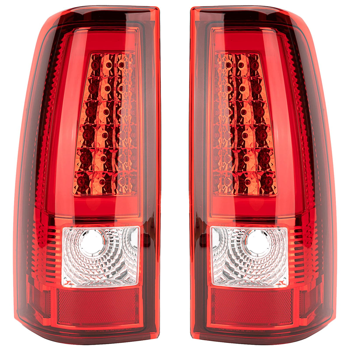 MiKaFex tail light front assembly showing clean fit and bright visibility benefit