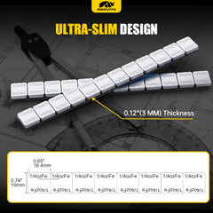 MIKKUPPA peeled adhesive backing view showing strong adhesive ready to bond securely to rims