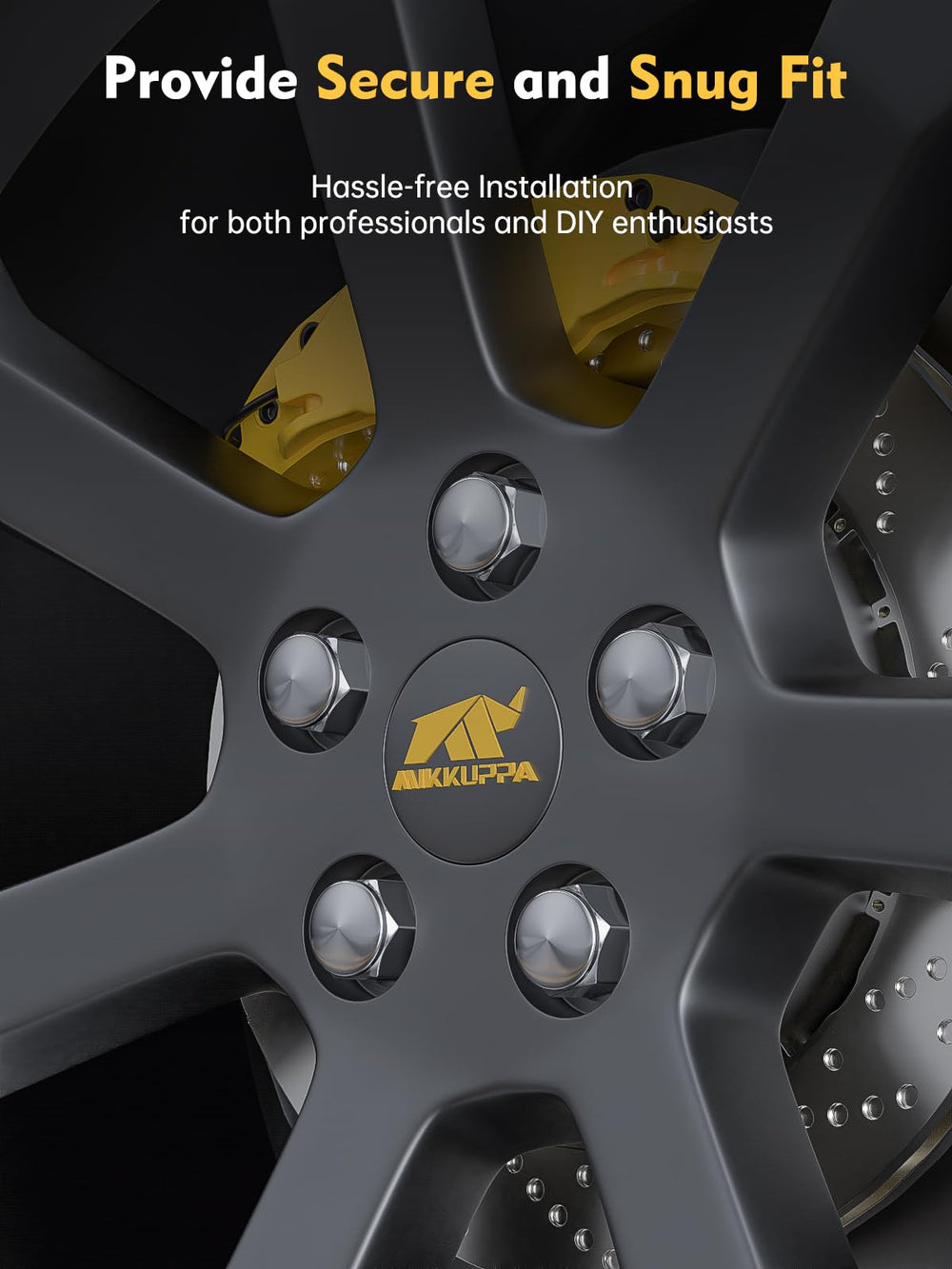 MIKKUPPA polished triple-chrome finish closeup showing corrosion resistance benefit
