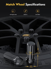 MIKKUPPA close-up of M14x1.5 threads highlighting precision fit and secure seating