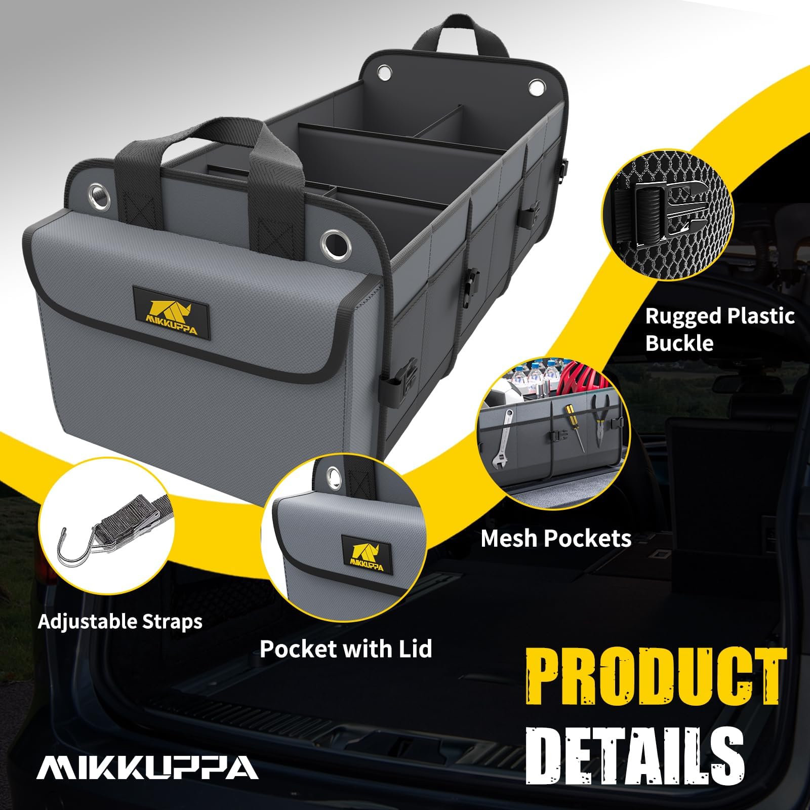 MIKKUPPA detachable cooler used outside the car for portable chilled storage