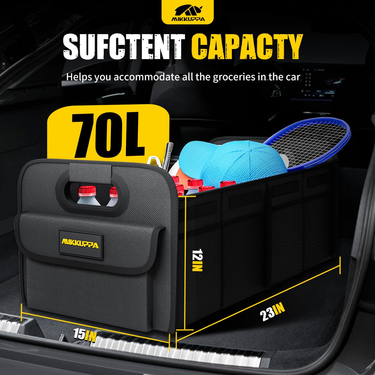 MIKKUPPA folded flat for compact storage and space-saving convenience