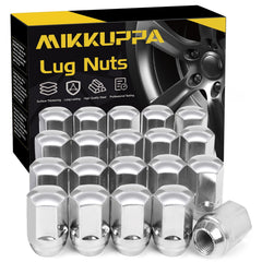 MIKKUPPA front face lug nut showing clean finish and OEM fit benefit
