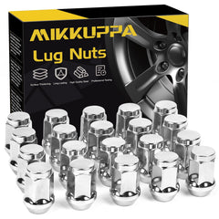 MIKKUPPA front view of lug nut set showing neat packaged finish and reliable replacement fit