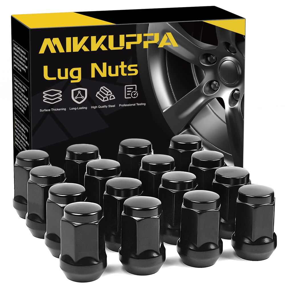 MIKKUPPA front view of lug nuts showing set and secure fit benefit