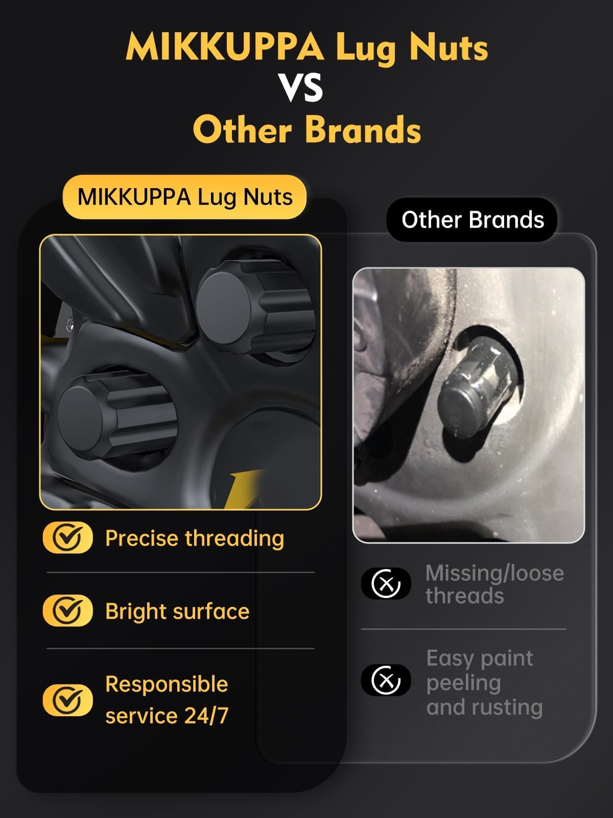 MIKKUPPA on a pickup wheel in a lifestyle shot showing aesthetic upgrade and durability