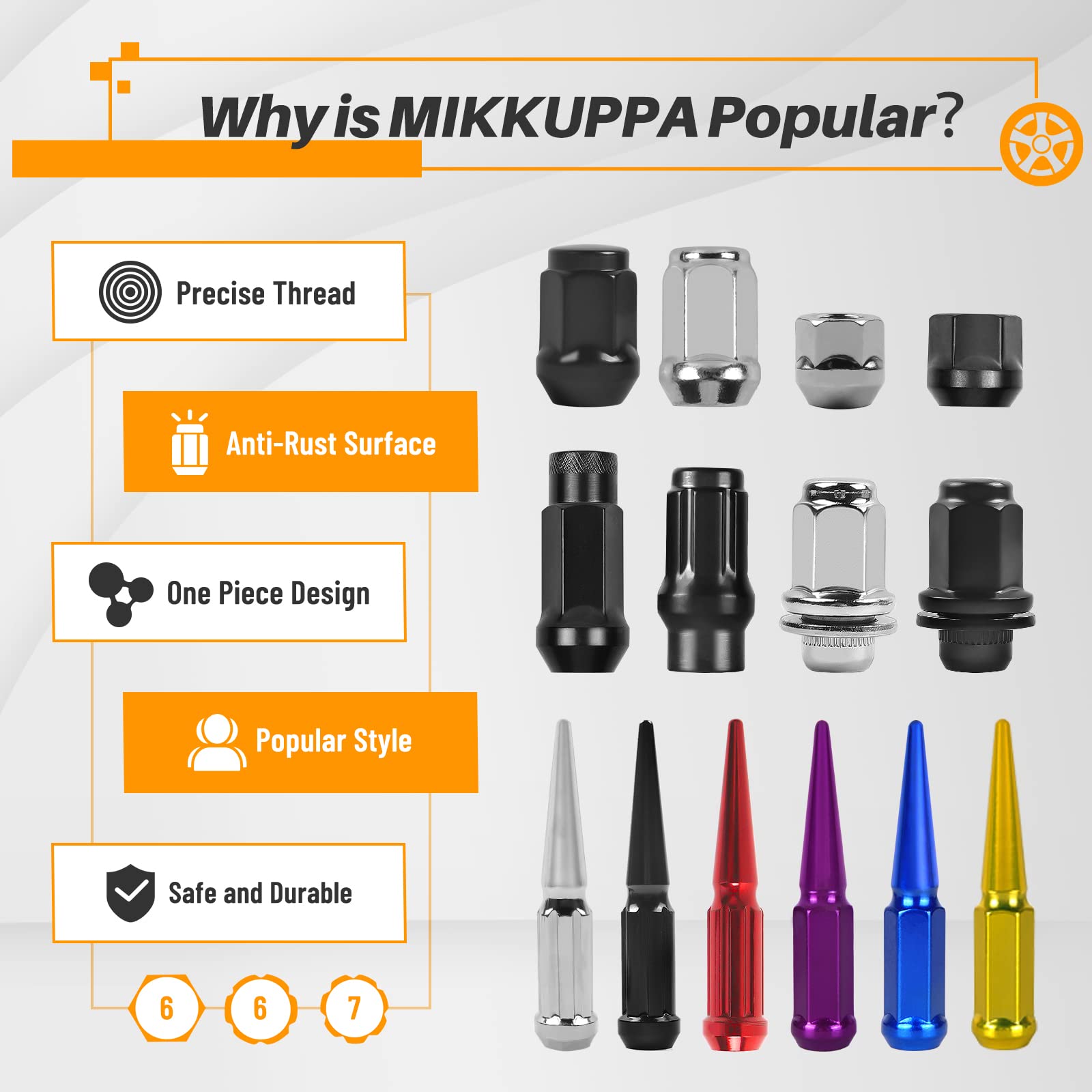 MIKKUPPA macro of chrome finish showing corrosion resistance advantage