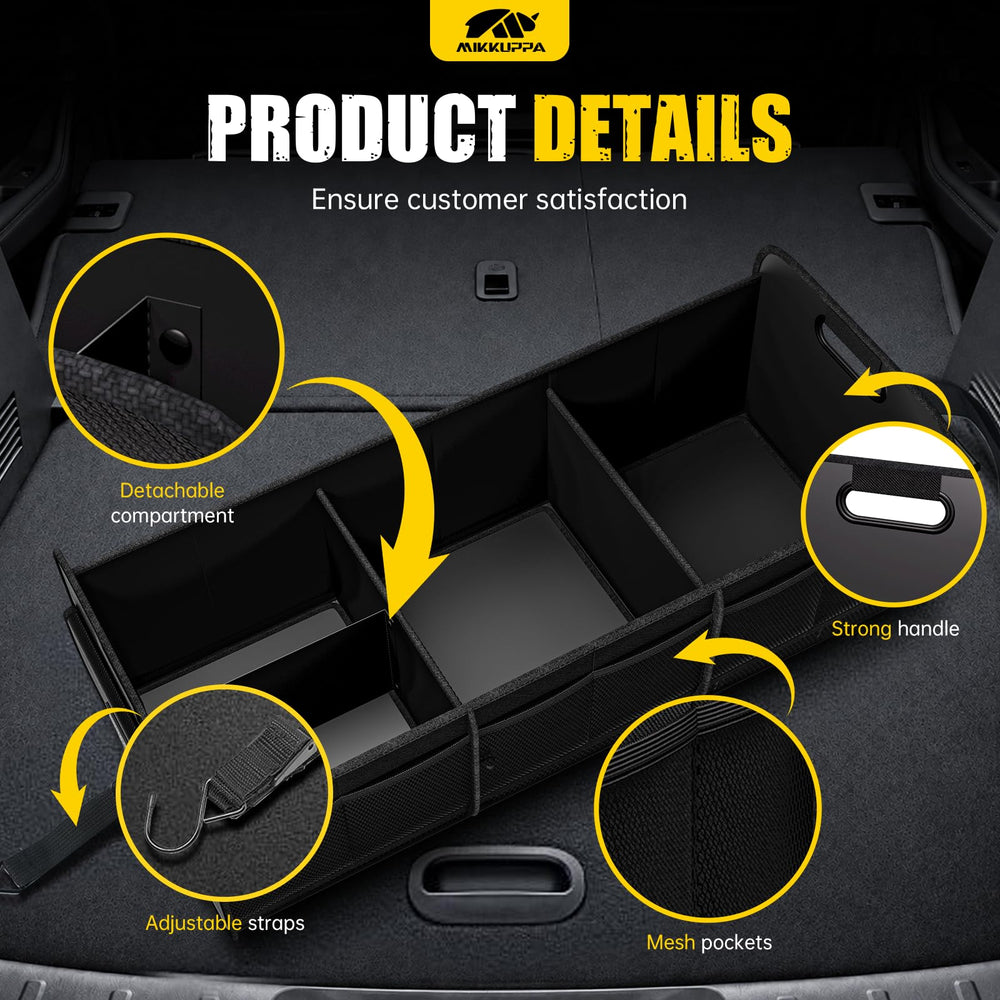 MIKKUPPA interior view demonstrating roomy 105L capacity and dividers