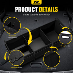 MIKKUPPA interior view demonstrating roomy 105L capacity and dividers