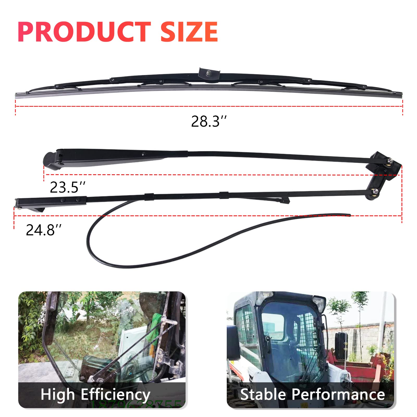 MIKODA wiper blade rubber detail highlighting sealed edge for consistent wiping performance