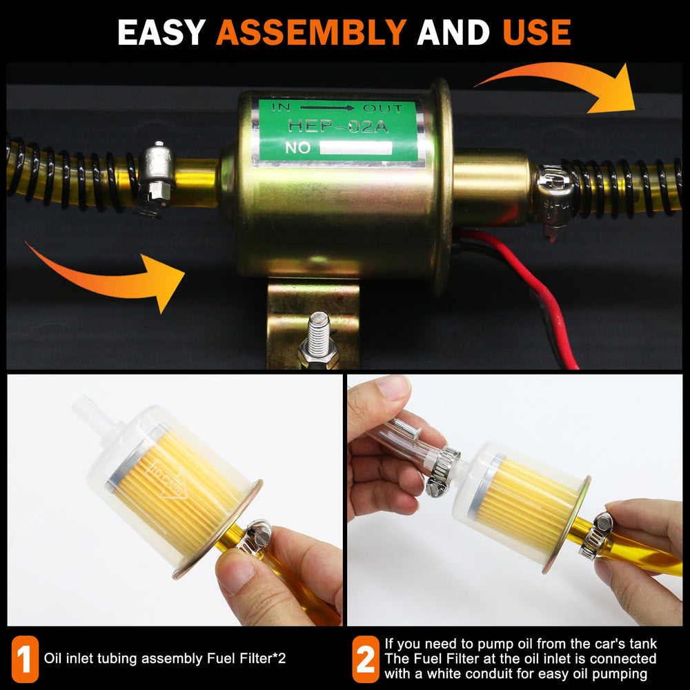 MILADO anti-kink hose detail preventing flow interruption during transfers