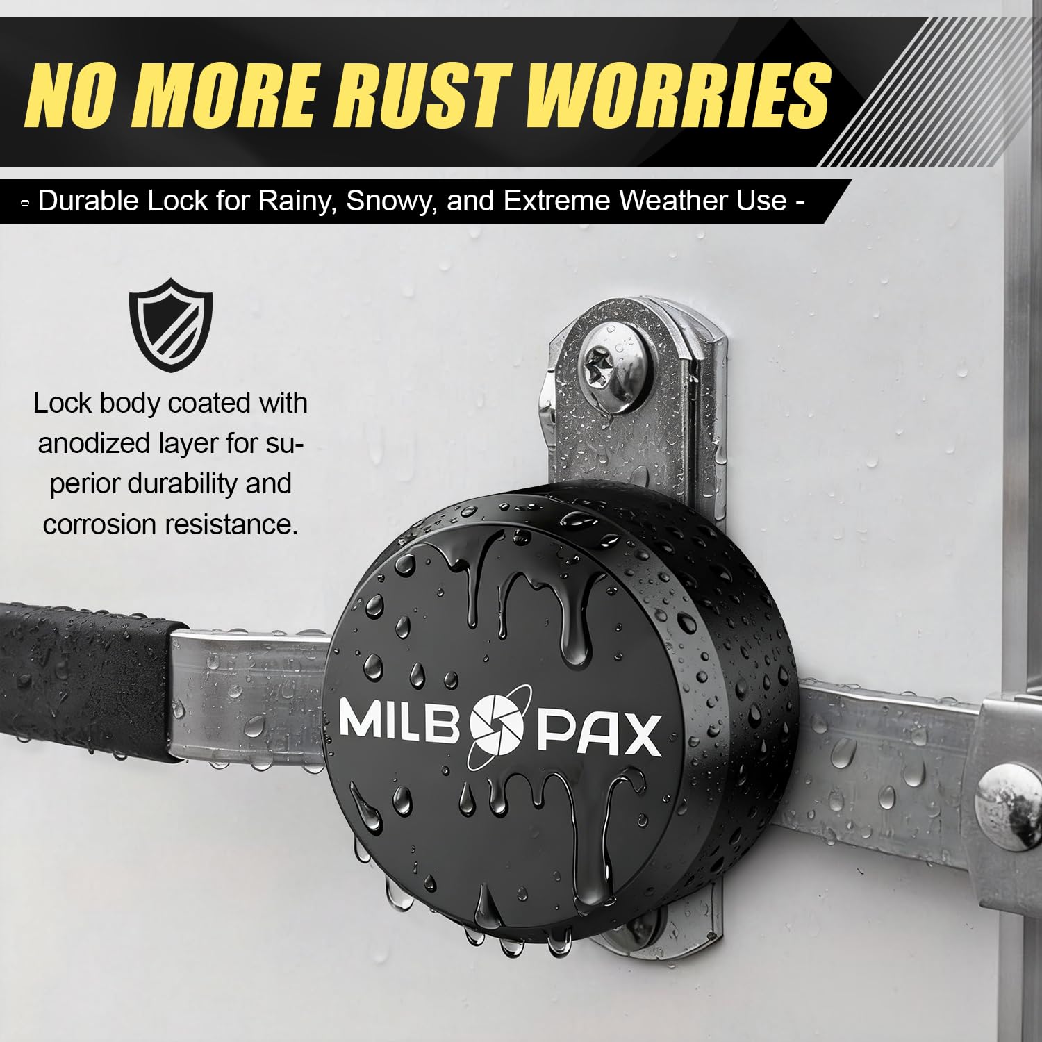 MILBOPAX close-up of hidden shackle to prevent cutting and prying