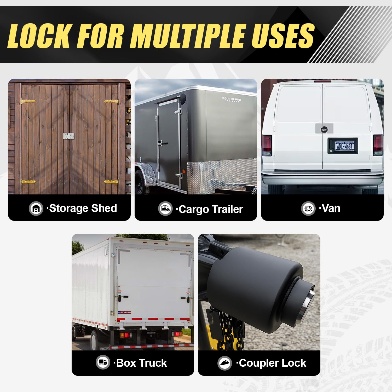 MILBOPAX lifestyle shot on field trailer conveying practical security