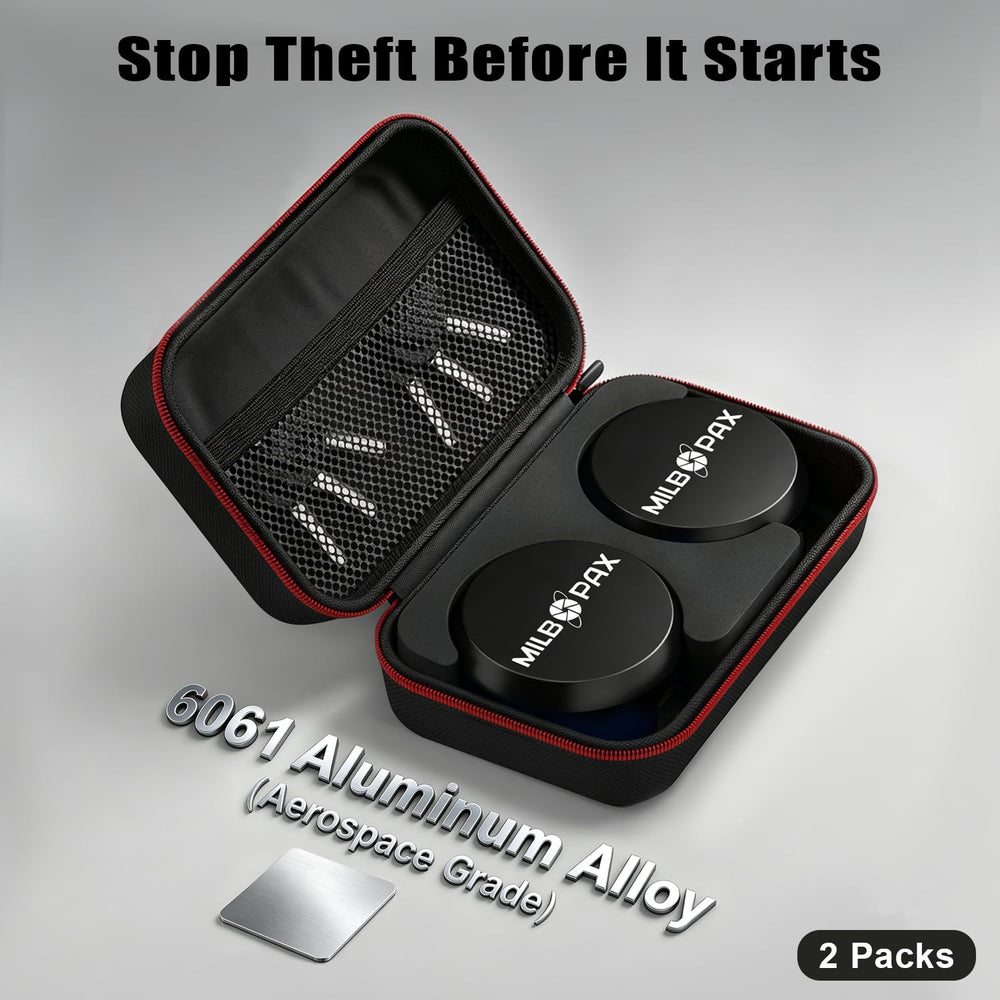 MILBOPAX lock pushed shut in hand demonstrating one-handed push-to-lock benefit