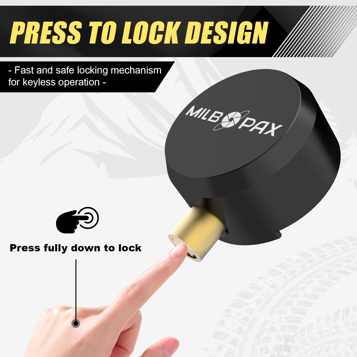 MILBOPAX next-to-coin scale view showing compact size for recessed pockets