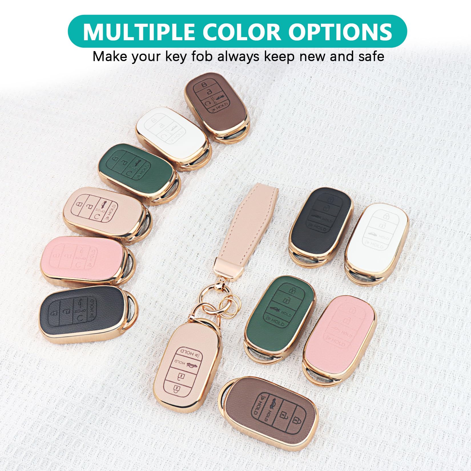 MILD EAST included leather keychain and mini screwdriver for quick installation
