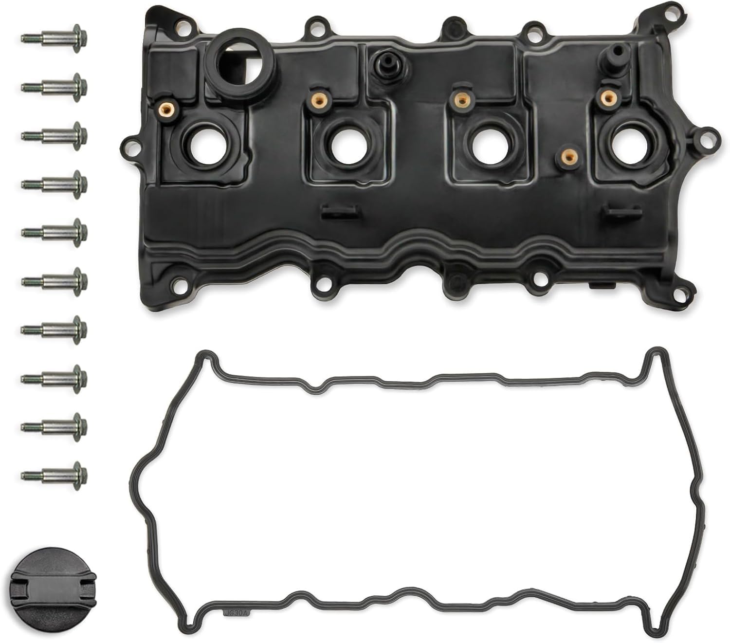MILIPARTS branded label on valve cover confirming part compatibility