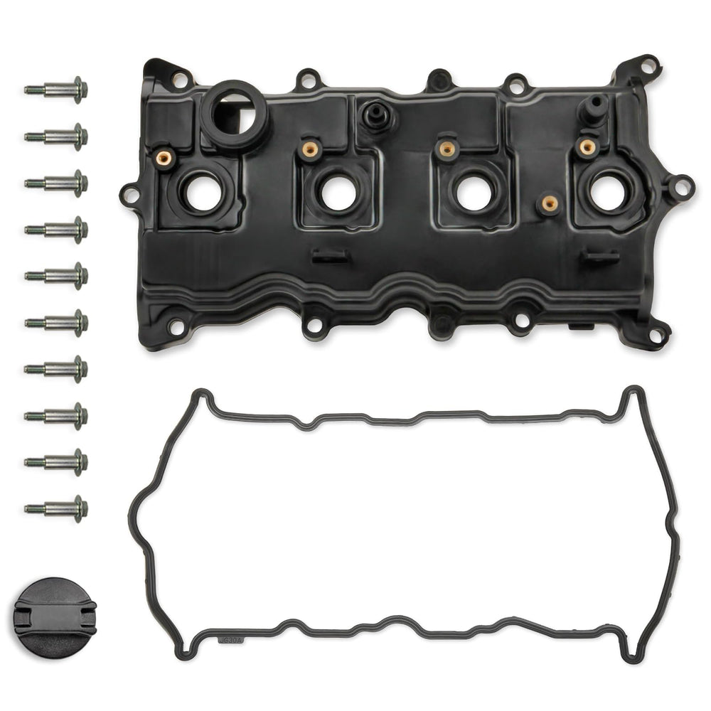 MILIPARTS valve cover front view showing smooth finish for reliable sealing
