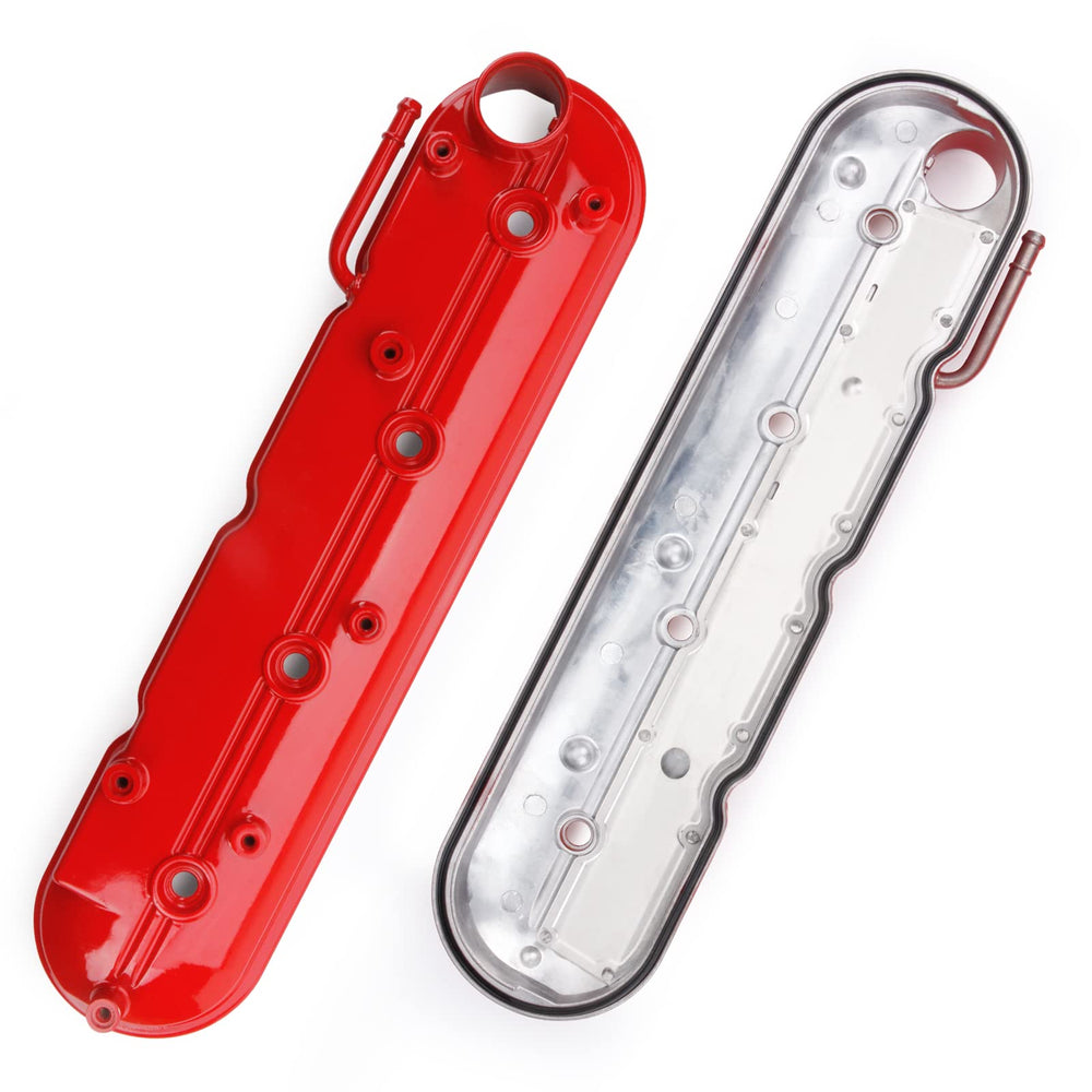 MILIPARTS valve cover label and reference numbers close-up ensuring correct part matching benefit