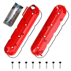 MILIPARTS valve covers front packaging showing complete kit and benefit of all-in-one replacement