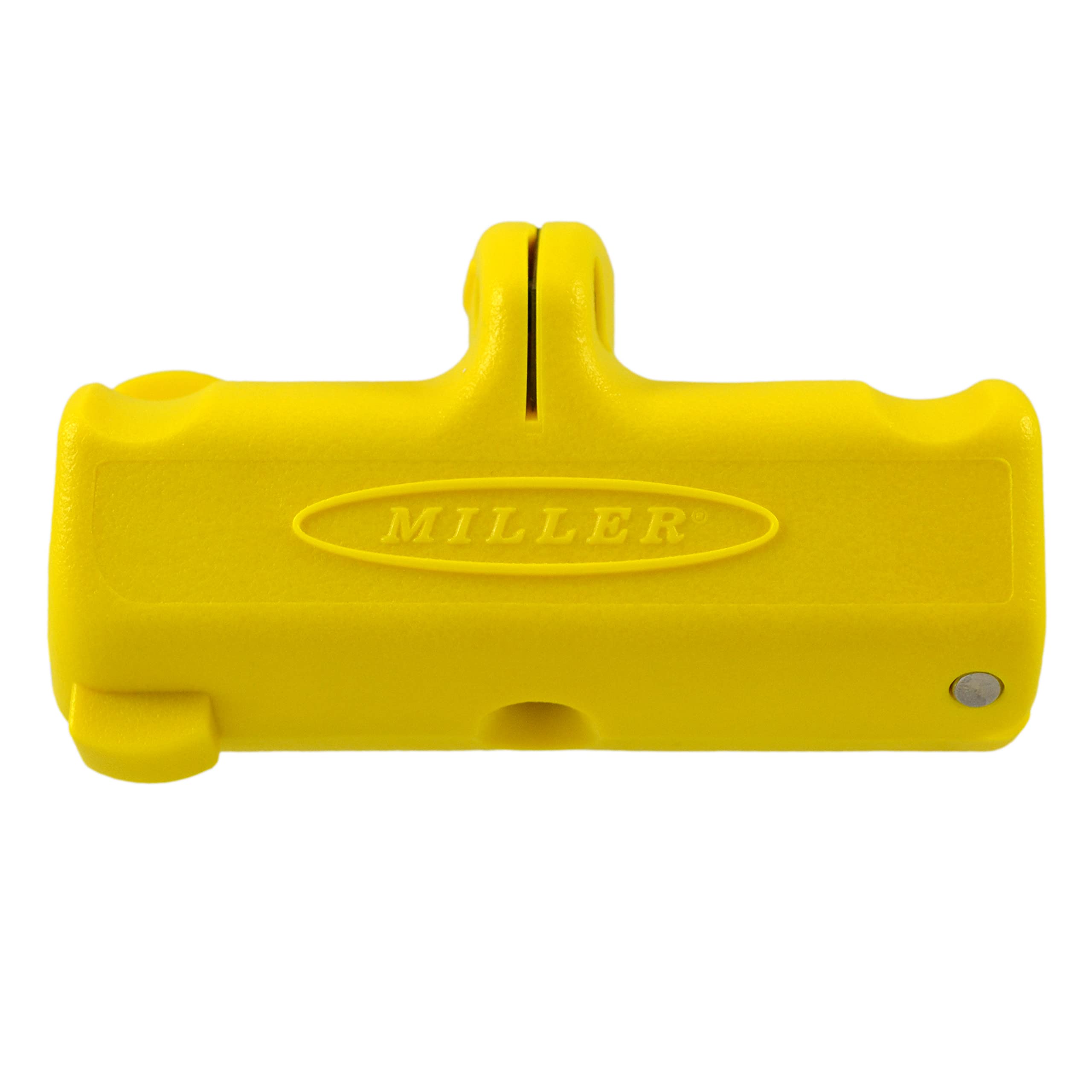 Miller MB04 front profile showing compact shape and easy grip for portability
