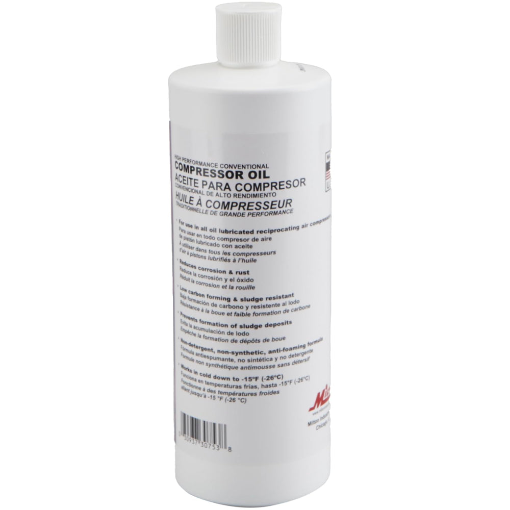 Milton oil pouring close-up highlighting smooth flow and reduced wear