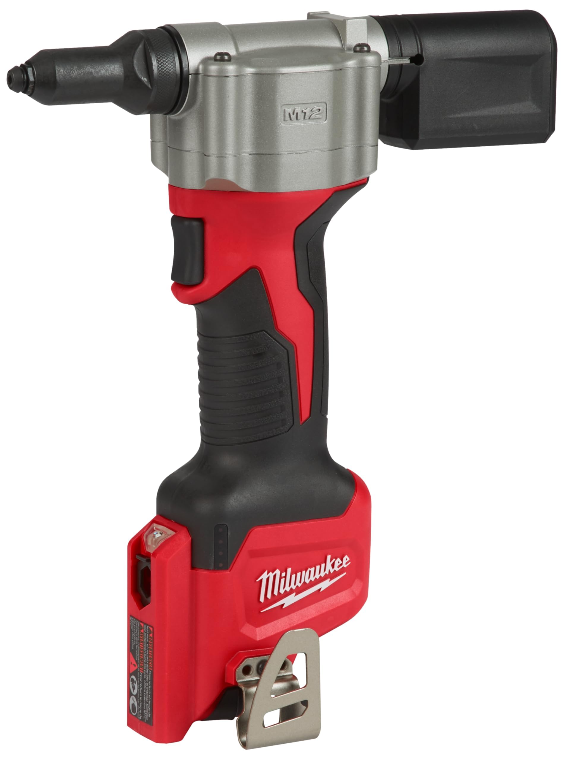 Milwaukee 2550-20 front view showing compact body and grip for easy handling