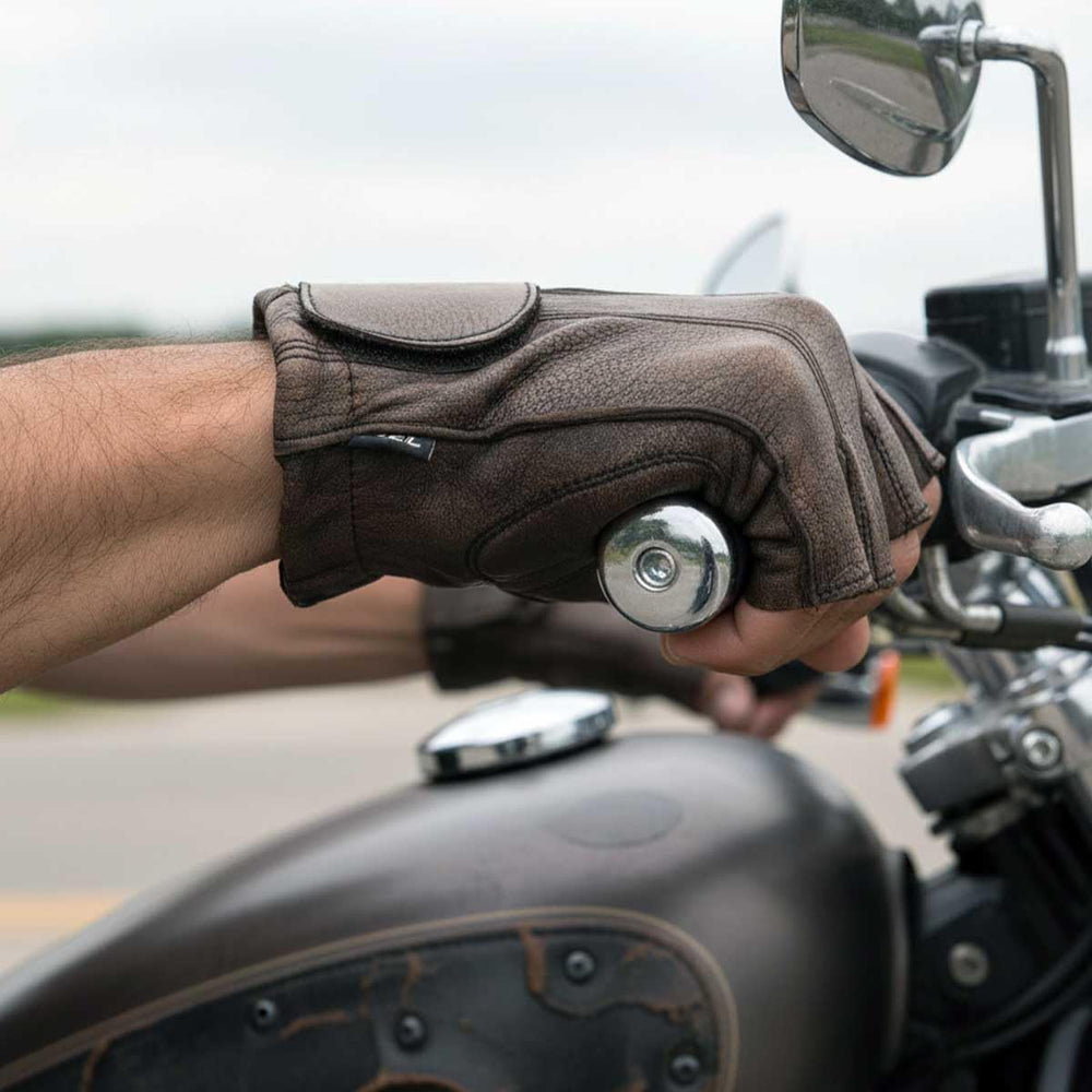 Milwaukee Leather MG7561 adjustable strap detail offering secure customized fit