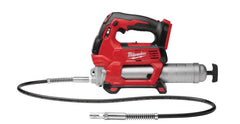 milwaukee grease gun plunger rod markings showing grease level for inventory control