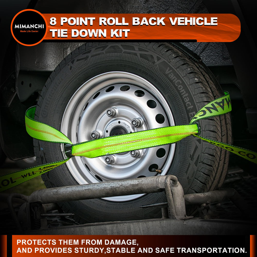 Mimanchi tow truck in action with kit, professional-grade secure hauling