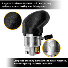 Misakomo installed on shifter demonstrating easy replacement and seal benefit