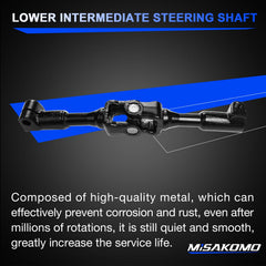 Misakomo shaft beside measuring tape showing length and exact fit for Ram 1500