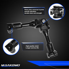 Misakomo shaft surface finish detail resisting corrosion for longer service life