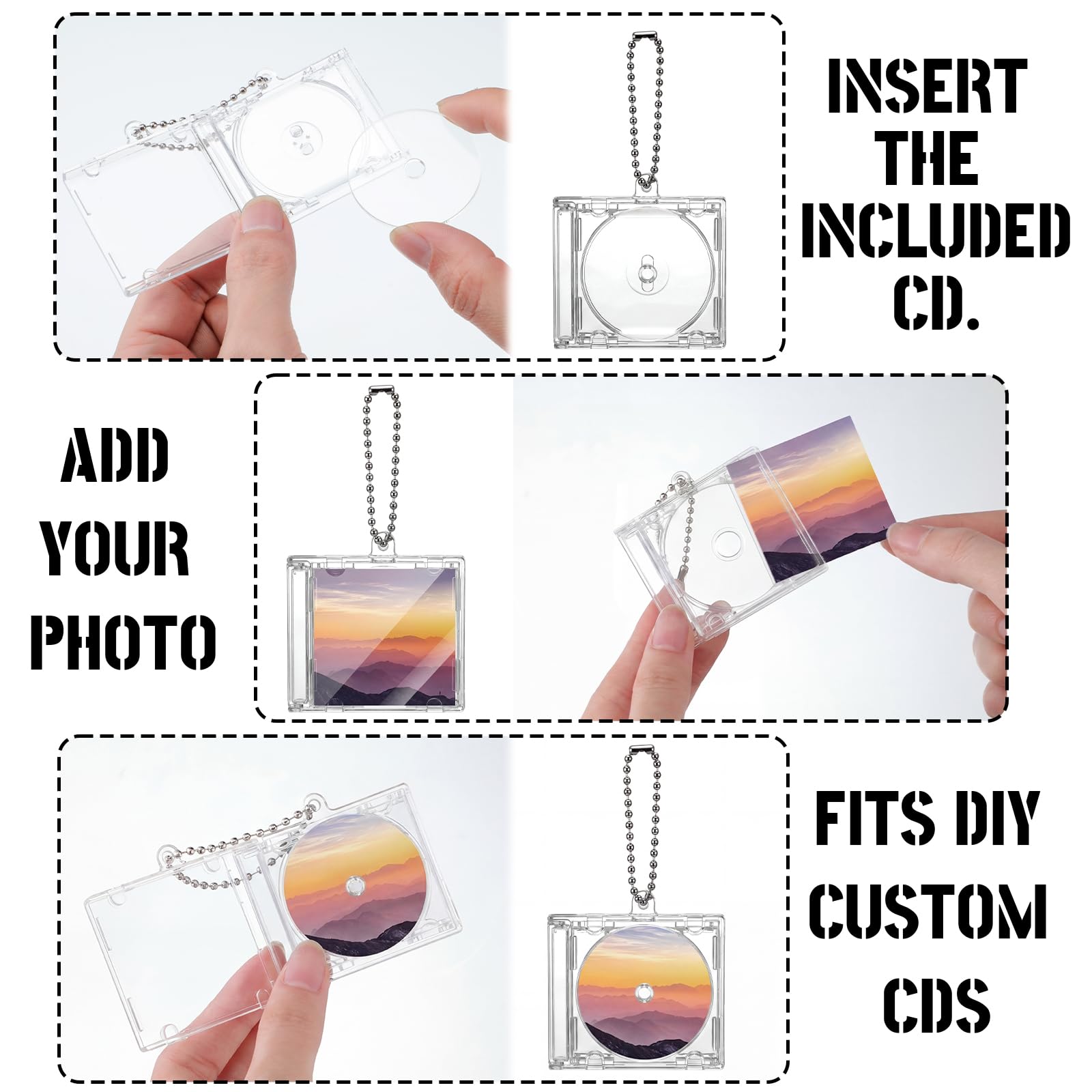 Misdary mini CD case beside a coin to display size and portable scale