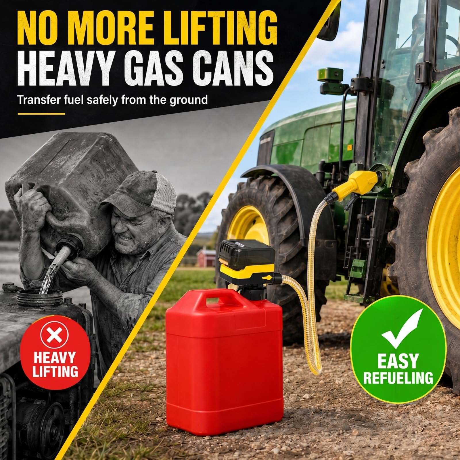 MISFANS reinforced hose detail demonstrating durable leak-proof performance