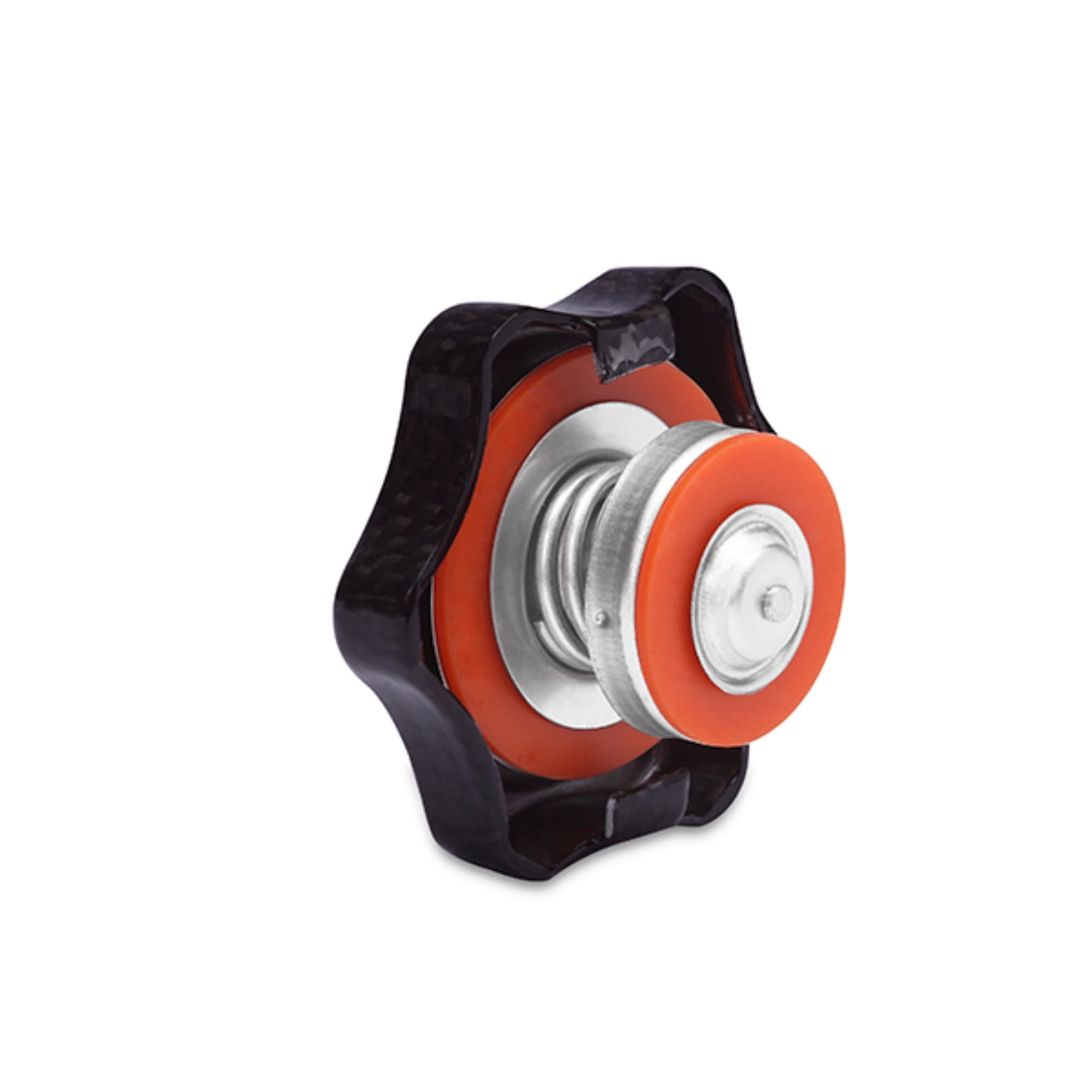 Mishimoto close-up of precise threads and seal for reliable leak-free performance