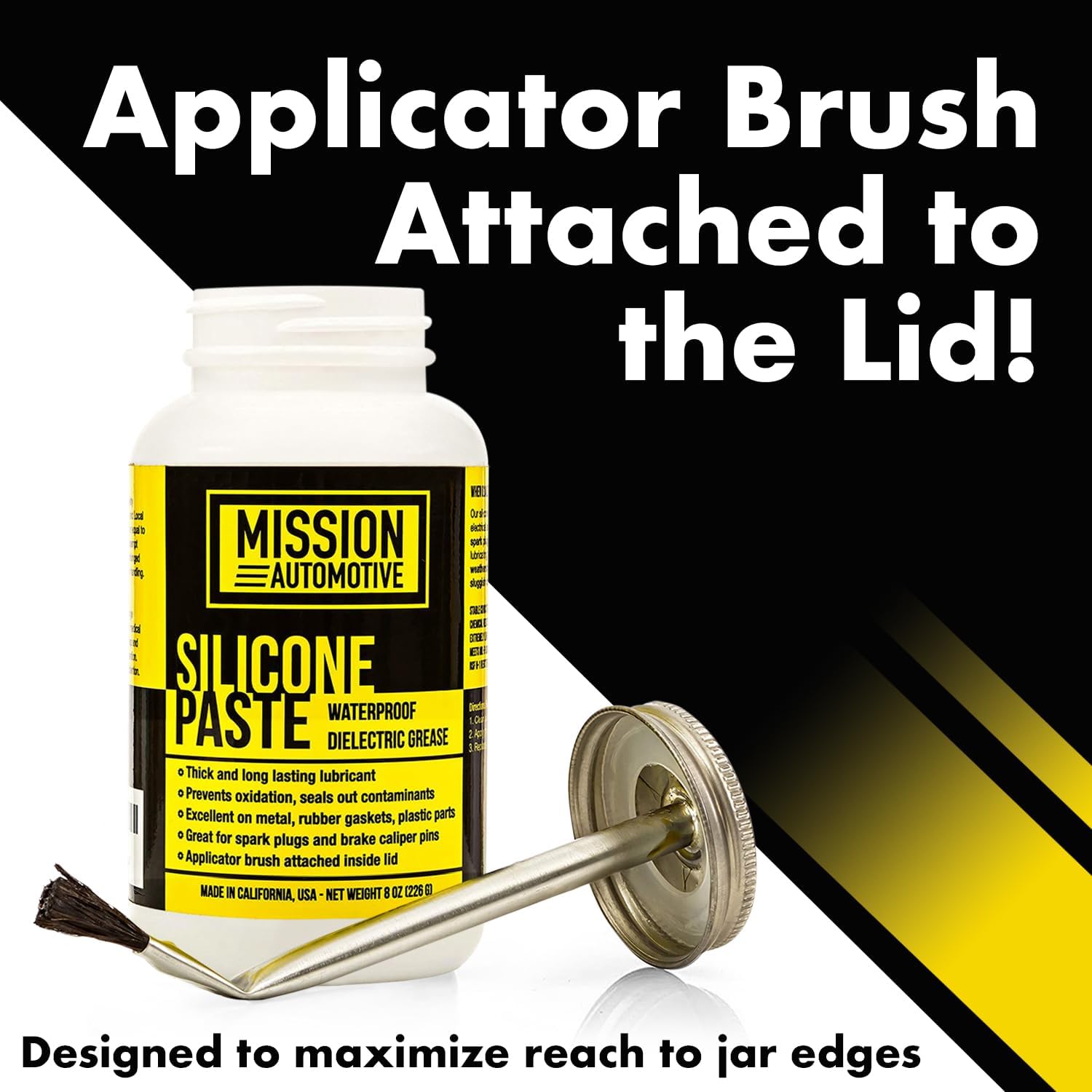 Mission Automotive being applied to a spark plug boot, helps prevent moisture intrusion
