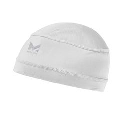 MISSION front view of white helmet liner showing slim profile and comfort