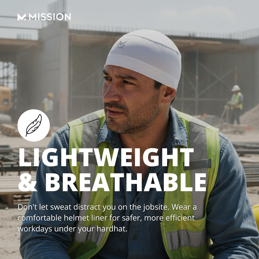 MISSION folded liner in a pocket showing compact portability and on-the-go readiness