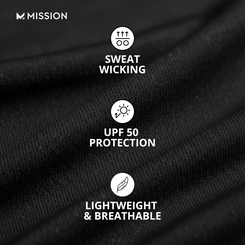MISSION liner worn under bike helmet demonstrating unobtrusive fit benefit