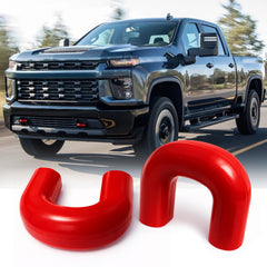 MITANLUXI front view red tow hook cover improves bumper appearance