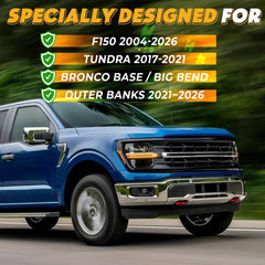 MITANLUXI installed on F-150 bumper showing improved appearance and protection