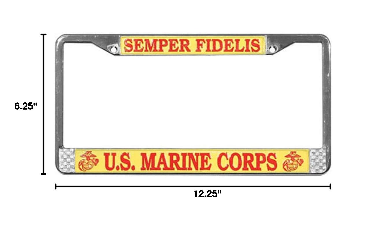 Mitchell Proffitt close-up of raised 3D graphics highlighting clear Marine Corps details