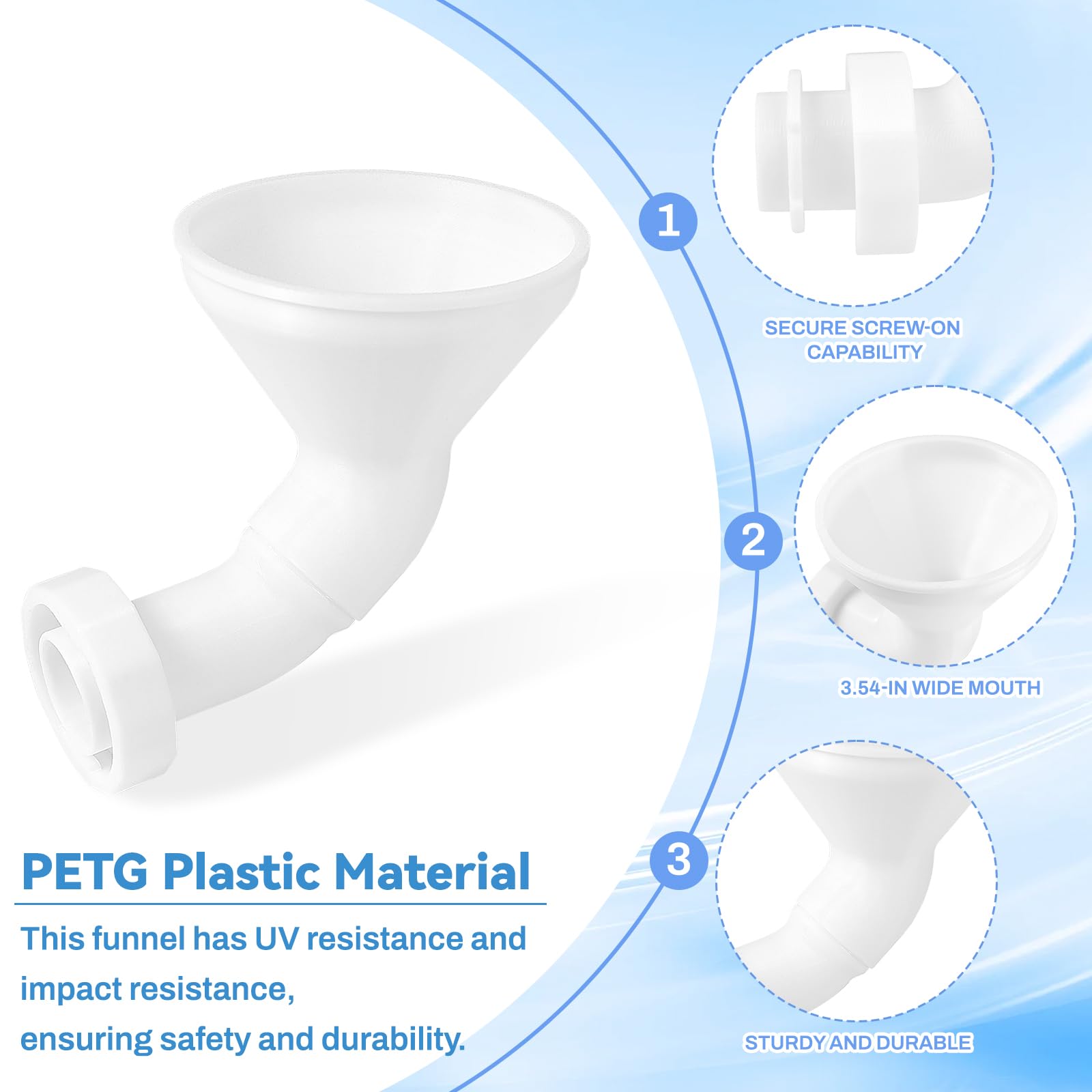 MITCHENIFY PETG material texture resisting UV and outdoor wear
