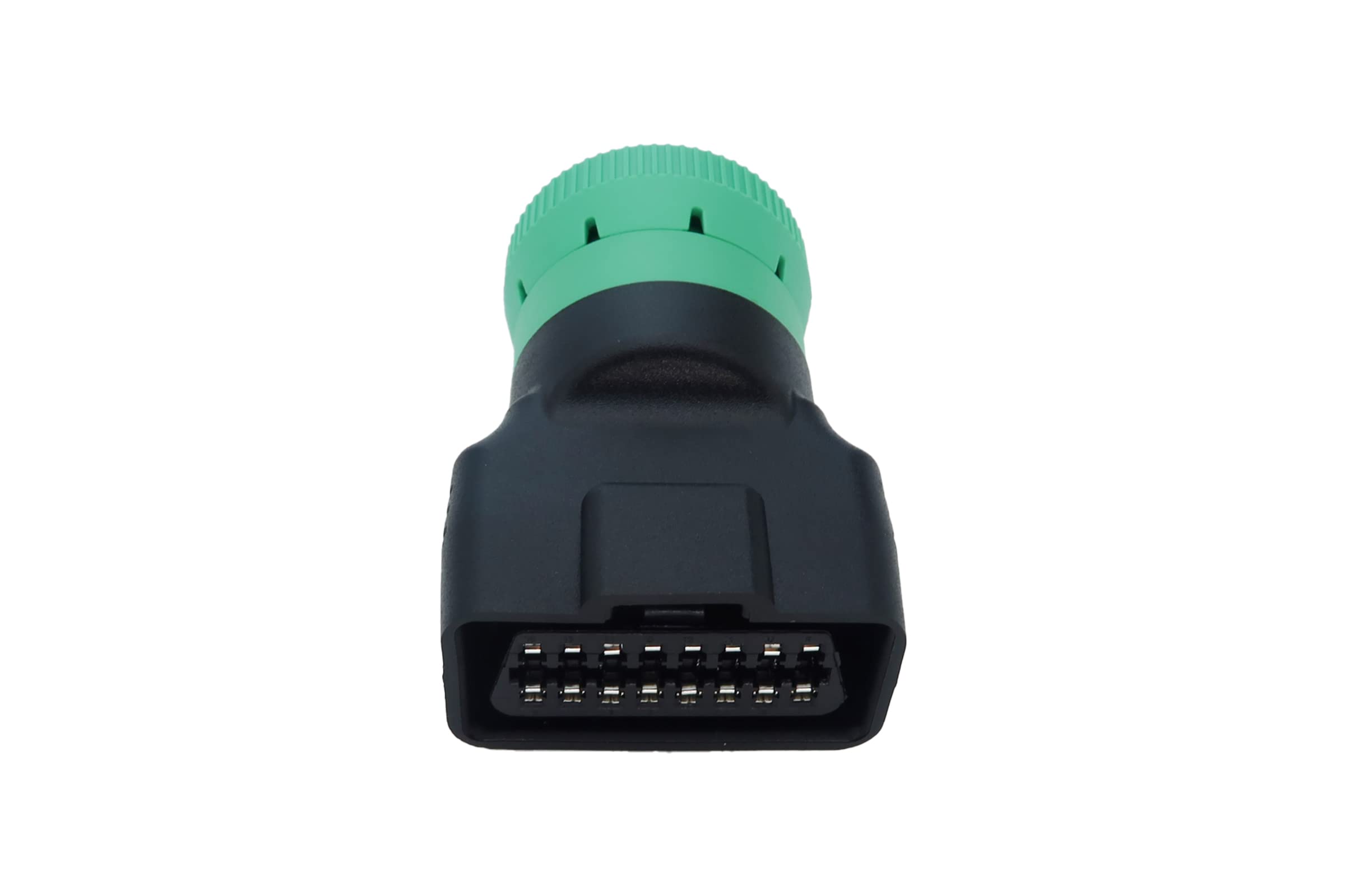 MITOB adapter next to a ruler showing compact size to save installation space