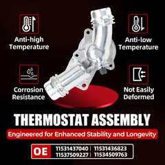 MITZONE thermostat element detail illustrating precision valve operation