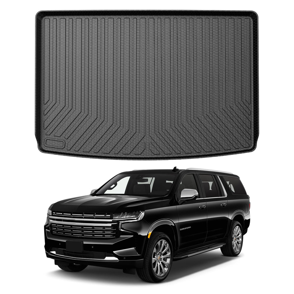Mixsuper front view of cargo liner showing precise fit and protection