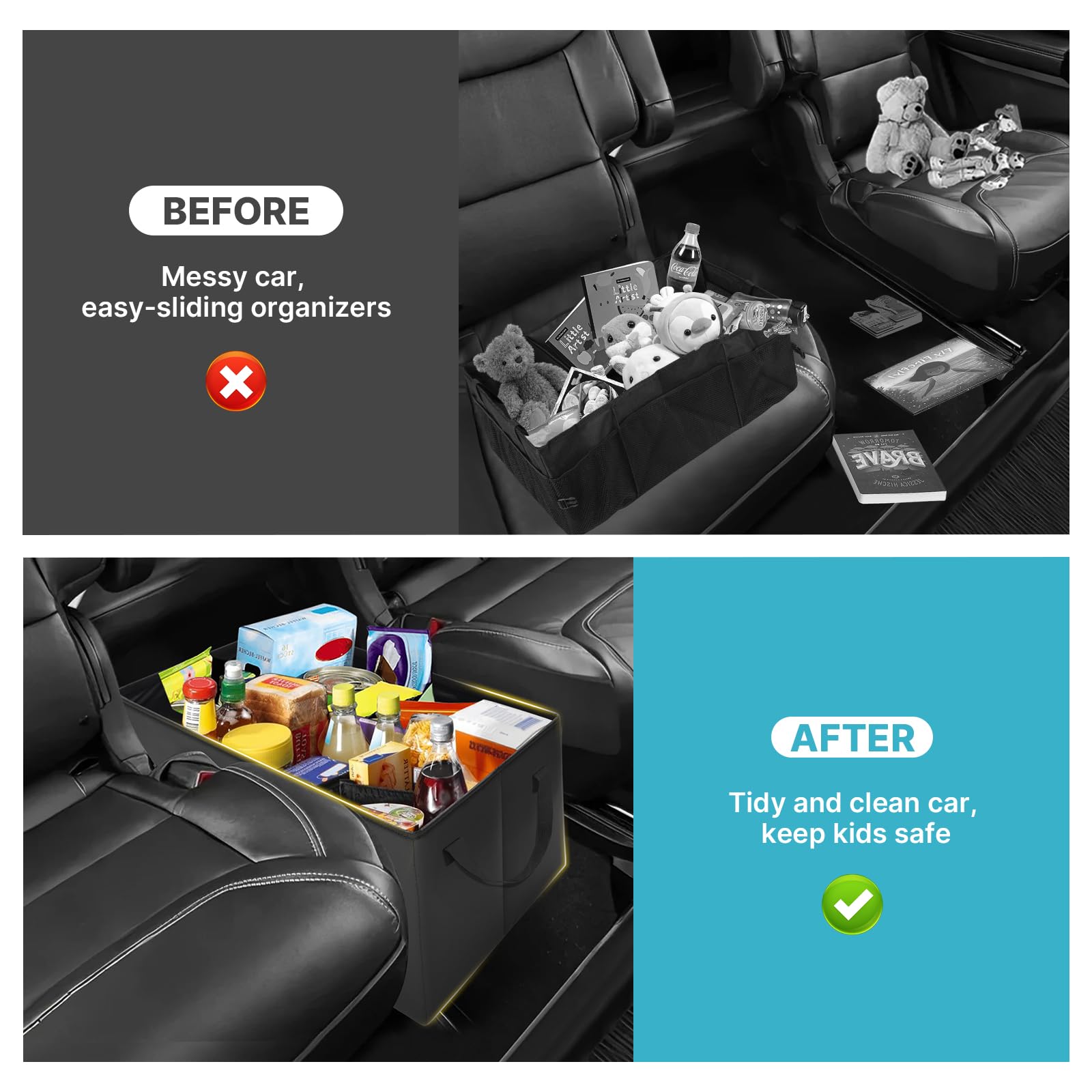 Mixsuper Liner being wiped clean to demonstrate the easy-clean leather surface