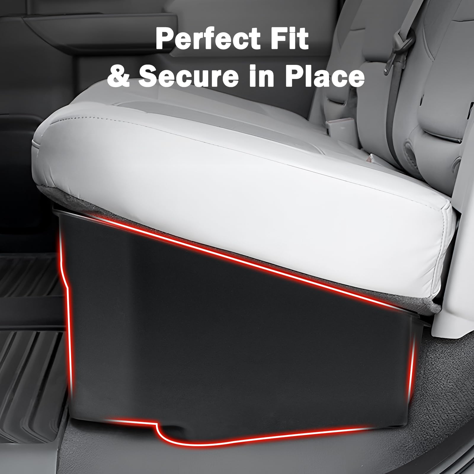 Mixsuper Liner in truck cabin with gear showing organized, clutter-free interior
