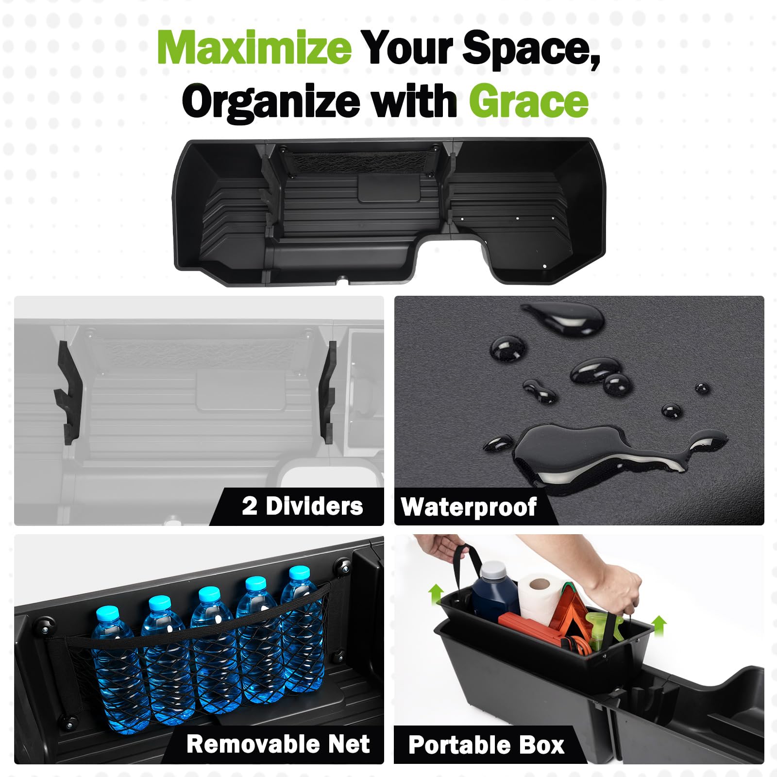 Mixsuper Liner mounting hardware laid out illustrating secure installation